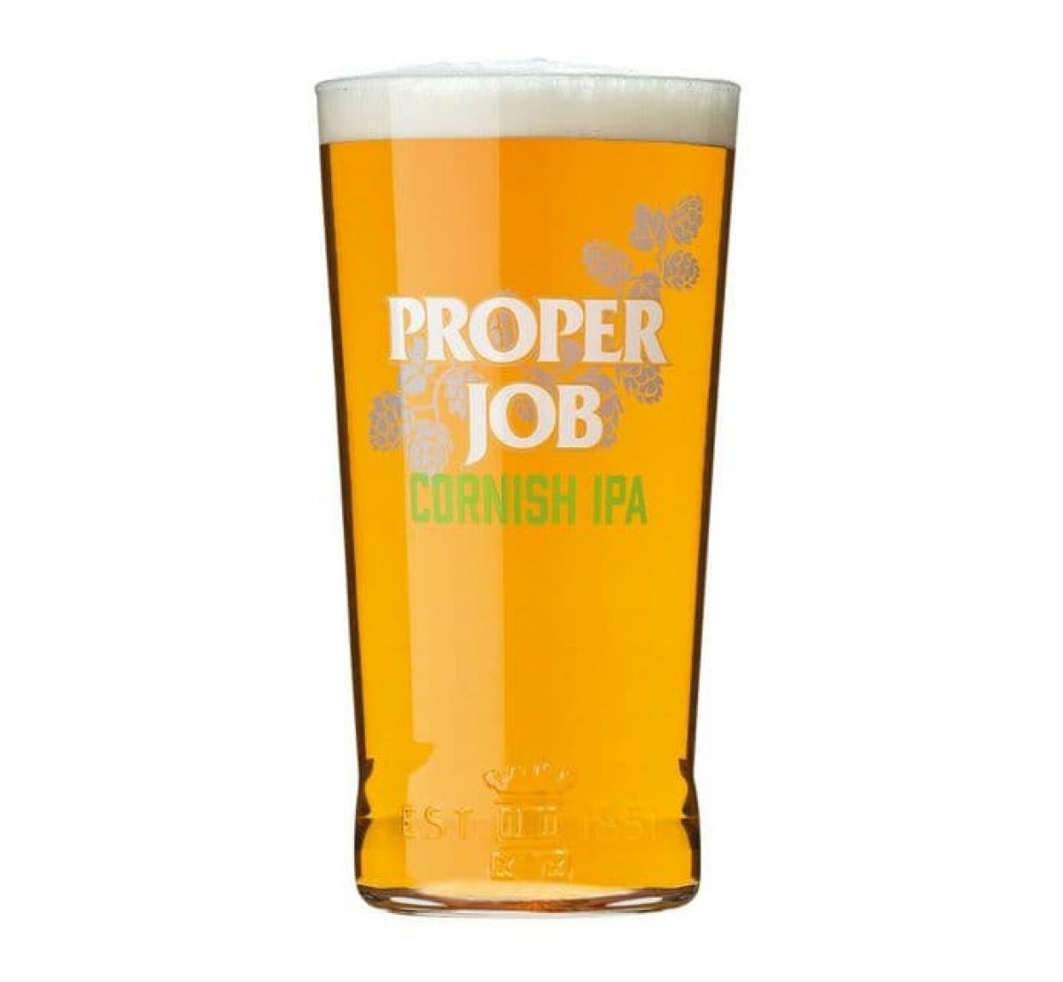 Enjoying a pint of great beer